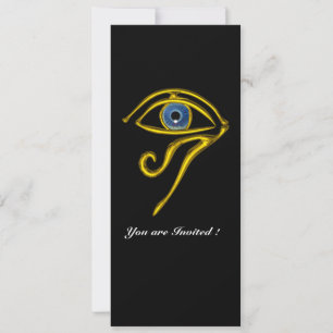 Invitation BLEU TALISMAN, noir et blanc