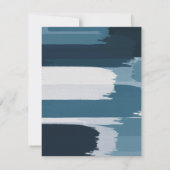 Invitation Bleu turquoise (Dos)