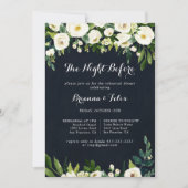 Invitation Bleu Vert Nuit Bleue Avant Le Dîner De La Répétiti (Devant)