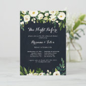 Invitation Bleu Vert Nuit Bleue Avant Le Dîner De La Répétiti (Debout devant)