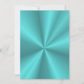 Invitation bleue couronne de Noël (Dos)