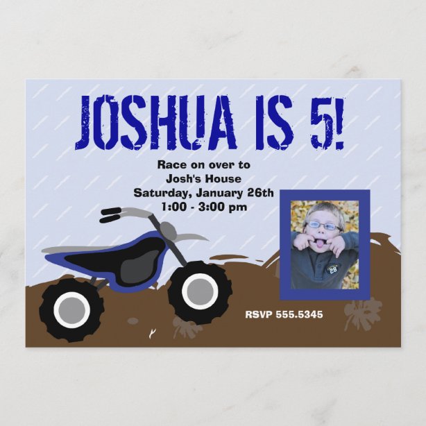 Invitations Faire part Cartes Anniversaire  Moto  Zazzle be