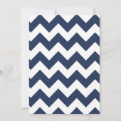 Invitation bleue de baby shower de BabyQ de (Dos)