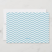 Invitation bleue de défilé de grippage (Dos)