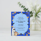 Invitation bleue de partie de costume (Debout devant)