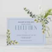 Invitation Bleue de Réception (Debout devant)