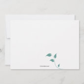 Invitation bleue d'énergie (Dos)