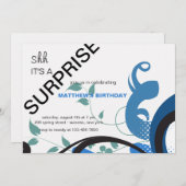 Invitation bleue d'énergie (Devant / Derrière)