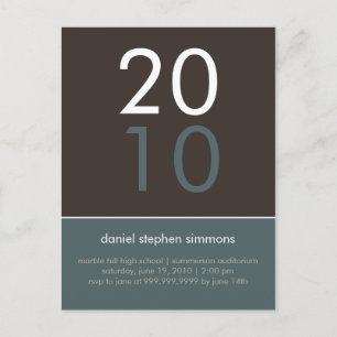 Invitation bleue et bronzage de cadet de "duo"