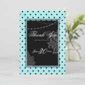 Invitation bleue et noire (Debout devant)
