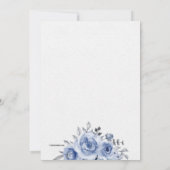 Invitation Bleue pour Capturer le Moment (Dos)