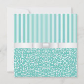 Invitation Bleue Tiffany (Dos)