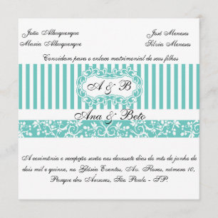 Invitation Bleue Tiffany