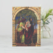 Invitation Blind Tobit et épouse Anna, Religion Vintage (Debout devant)