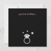 Invitation Bling Ring Pink (Dos)