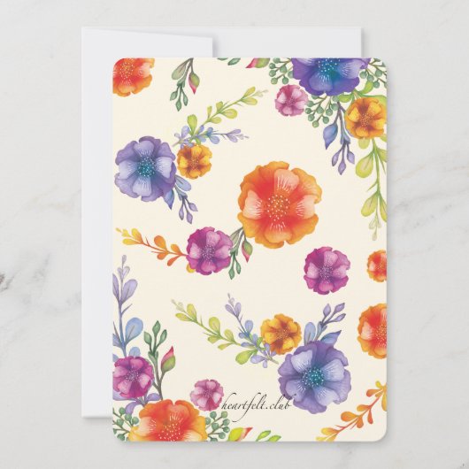 Invitation Bliss Nautiques (Dos)