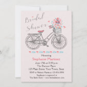 Invitation Blissful Bridal Bicycle Douche (Devant)