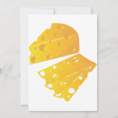 Invitation Bloc D'Invitations De Fromage (Devant)