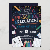 Invitation Bloc-notes pour le tableau à bascule mignon de l'é (Devant / Derrière)