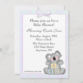 Invitation Blocs de koala (Devant)