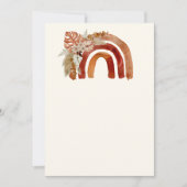 Invitation Blond ajouter votre propre image Terracotta Boho R (Devant)