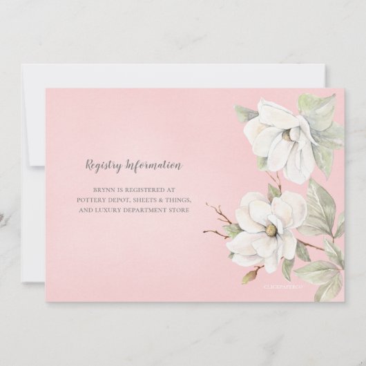 Invitation Blonde Bride dans Lace Gown Élégante Fête de l'mar (Dos)