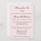 Invitation Blonde Bride Illustration Fête des mariées diamant (Dos)