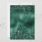 Invitation Blonde Emerald Robe Black Gold Quinceanera (Dos)