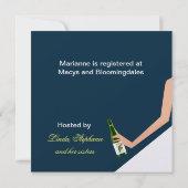 Invitation Blonde sur la marine (Dos)