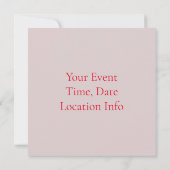Invitation Blonde vintage Thunder_Cove (Dos)