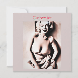 Invitation Blonde vintage Thunder_Cove