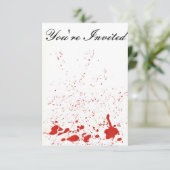 Invitation Bloodsplatz (Debout devant)
