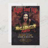 Invitation Bloody Good Fun Halloween Party ID980 (Devant)