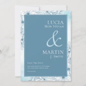 Invitation Bloom In The Winter Enregistrer La Date (Devant)