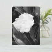 Invitation Bloom monochrome (Debout devant)