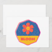 Invitation "Bloom" où vous êtes planté ! (Devant / Derrière)