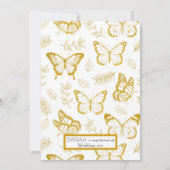 Invitation Blooming Butterflies Always Butterflies Bridal (Dos)
