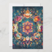 Invitation Blooms in Motion | Conception de Mandala Floral (Dos)
