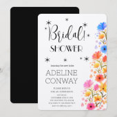 Invitation Blooms rustiques et rêves nuptiaux (Devant / Derrière)
