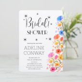Invitation Blooms rustiques et rêves nuptiaux (Debout devant)