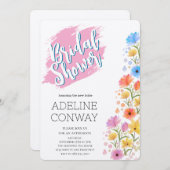 Invitation Blooms rustiques et rêves nuptiaux (Devant / Derrière)