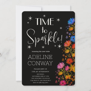 Invitation Blooms rustiques et rêves nuptiaux