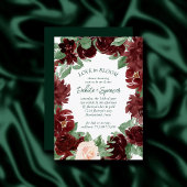 Invitation Blooms rustiques | Terracotta Marsala Love in Bloo