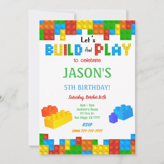 Invitation Bloquer l'invitation (Devant)