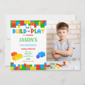 Invitation Bloquer l'invitation de photo (Devant)