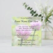 Invitation Blossements de visages (Debout devant)