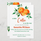 Invitation Blossom Citrus Little Cutie (Devant / Derrière)