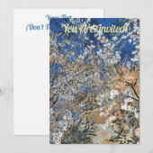 INVITATION BLOSSOM D'ARBRE (Devant / Derrière)