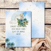 Invitation Blu Ajouter Votre Propre do-it-yourself Nous Pouvo