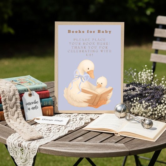 Invitation Blue A Silly Goose Books for Baby Sign